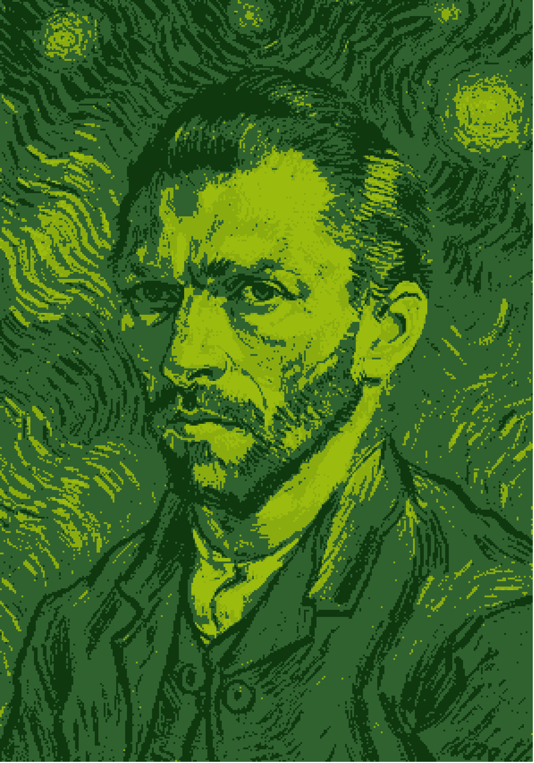 Super Mario Style - Pixelated result showing retro pixel art style conversion