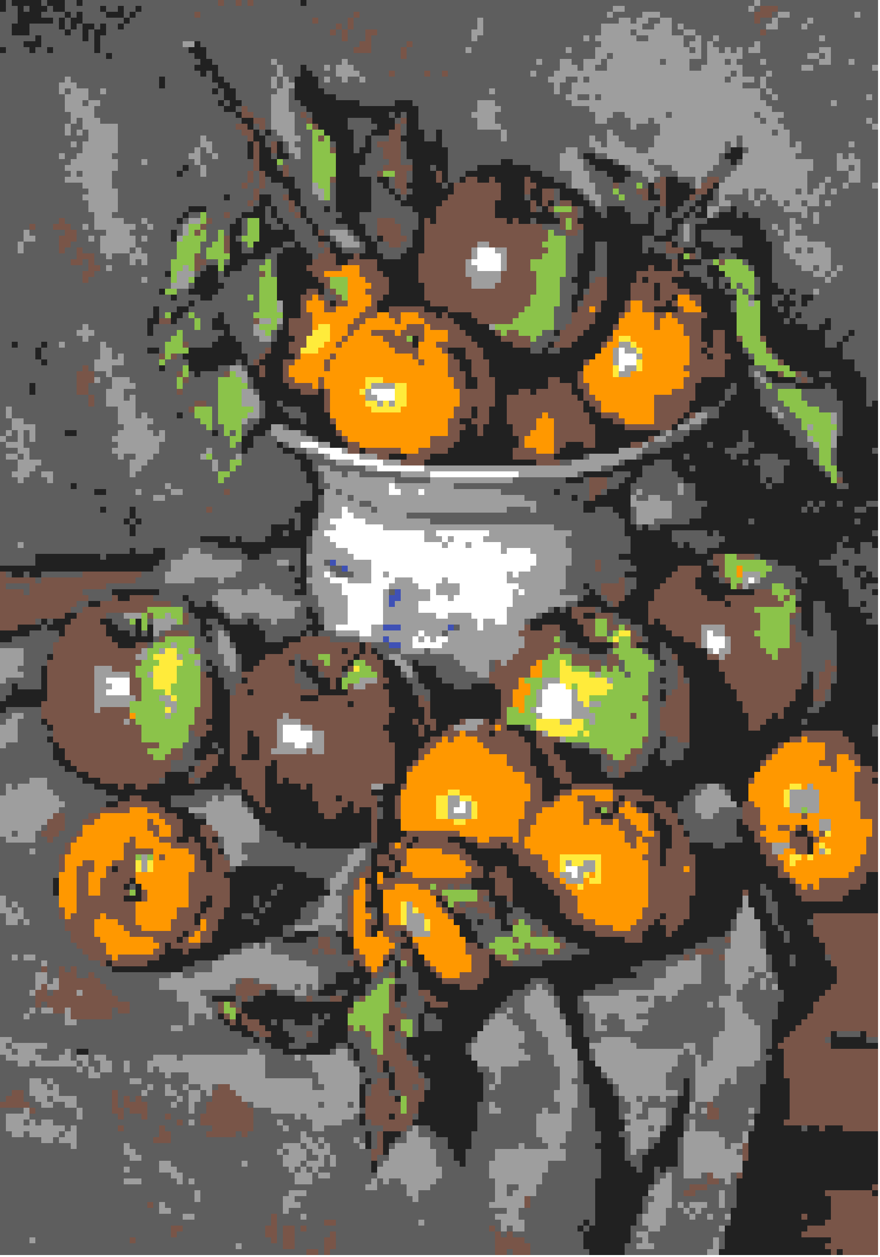 Minecraft Style - Pixelated result showing retro pixel art style conversion