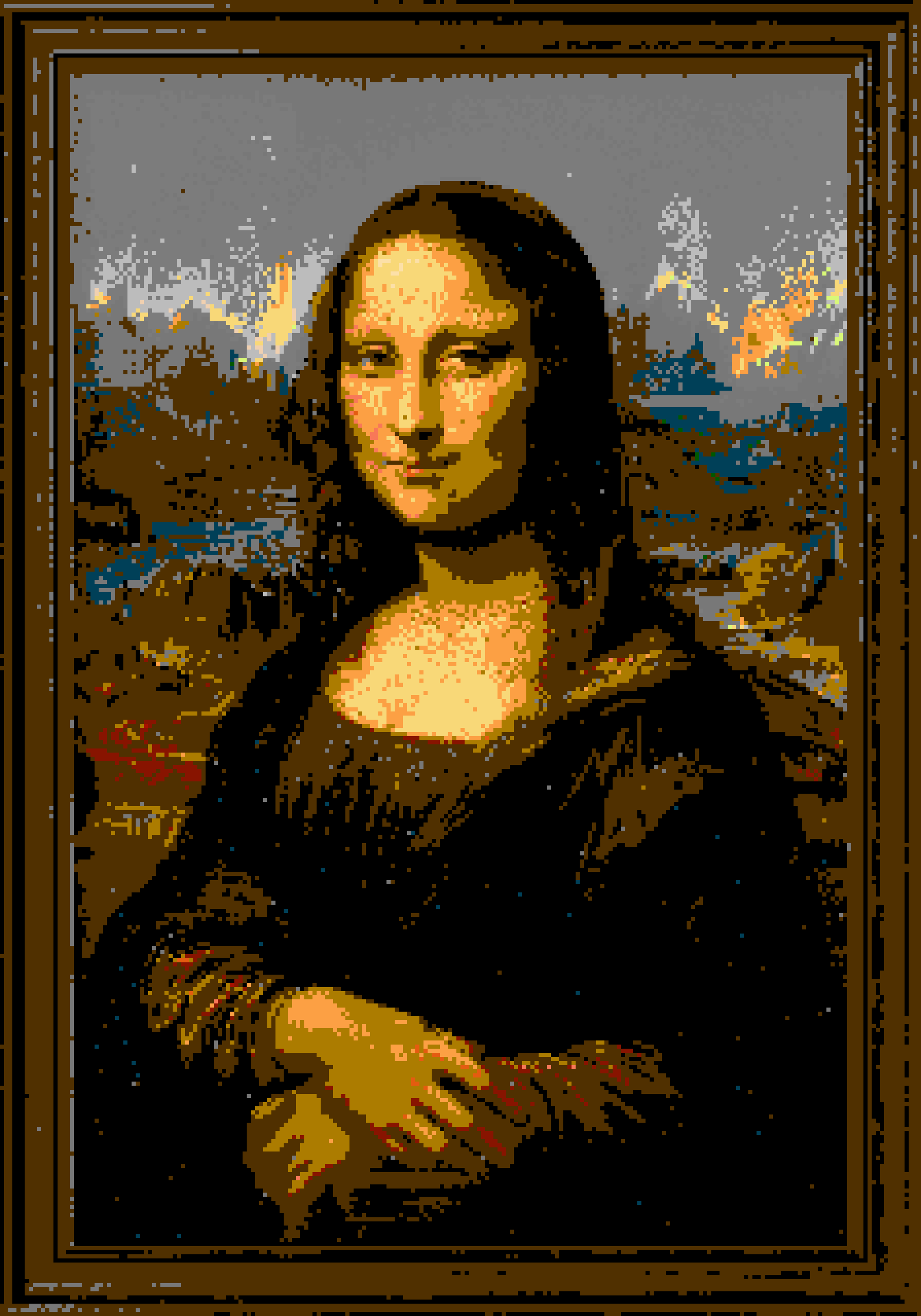 NES Style - Pixelated result showing retro pixel art style conversion